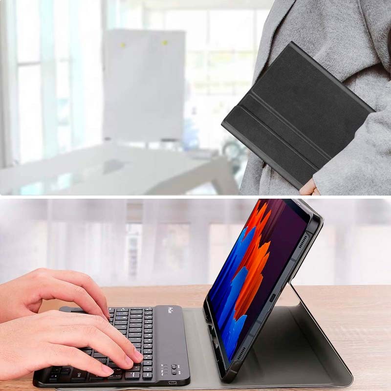 Funda con Teclado para Samsung Galaxy Tab S7 Plus T970 - Ítem5