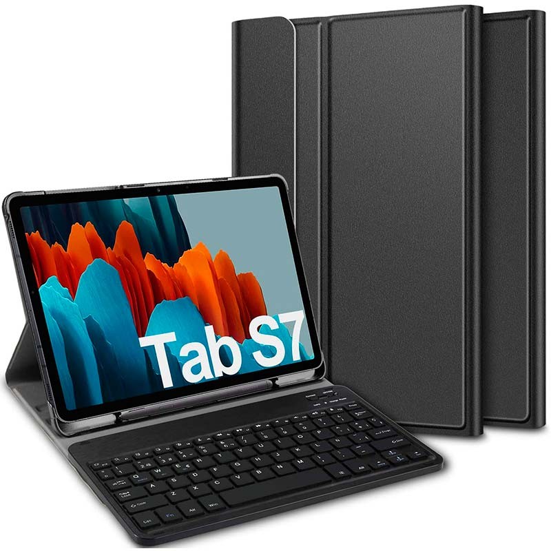Capa com Teclado para Samsung Galaxy Tab S7 T870 - Item