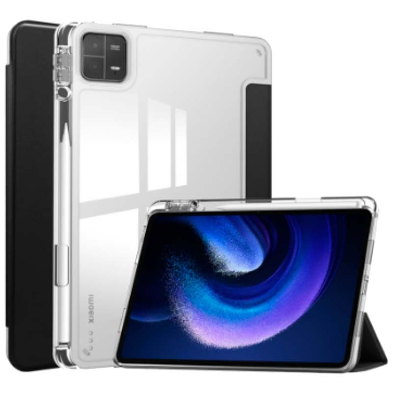 Funda Crystal Compatible Negro para Xiaomi Pad 6 - Ítem