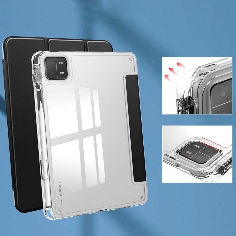 Funda Crystal Compatible Negro para Xiaomi Pad 6 - Ítem1
