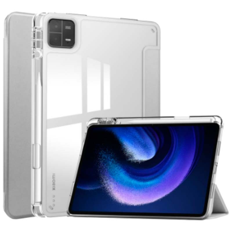 Capa Crystal Compatível Prateado para Xiaomi Pad 6 - Item