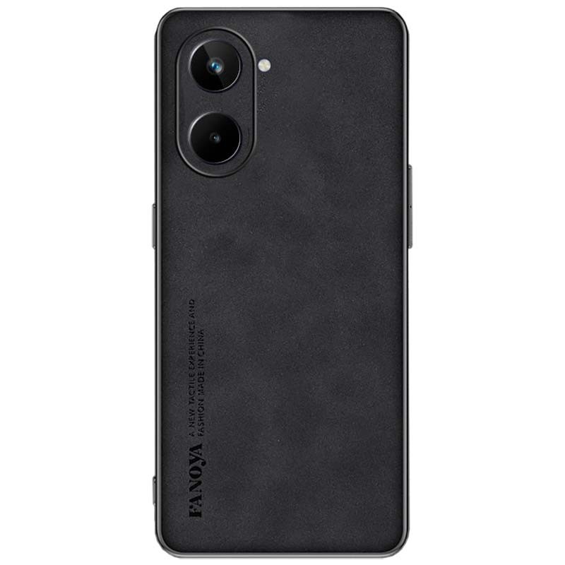 Funda de cuero PU Realme 10 Negro - Ítem