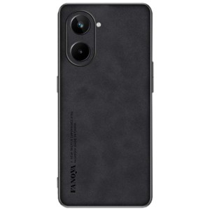 Coque en cuir PU Realme 10 Noir