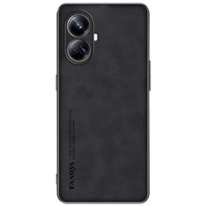 Coque en cuir PU Realme 10 Pro+ Noir