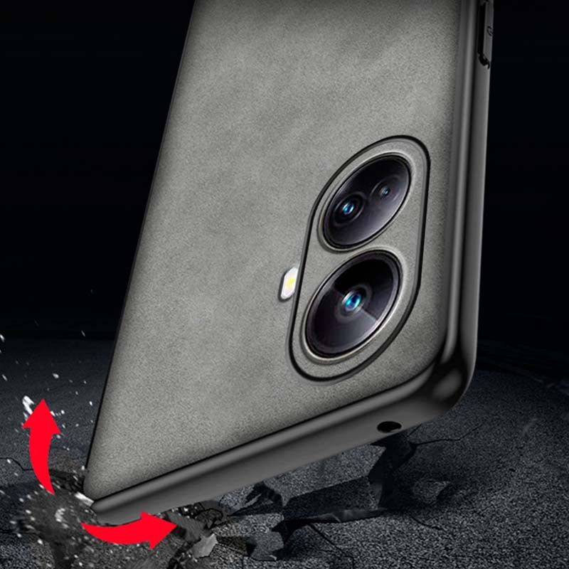 Coque en cuir PU Realme 10 Noir - Ítem1