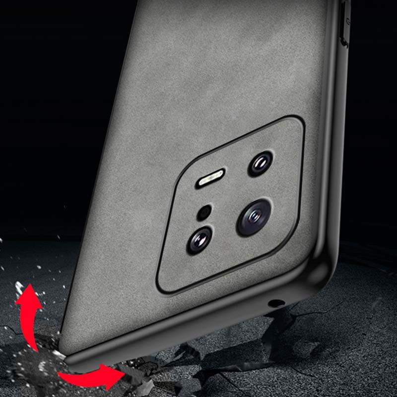 Capa de couro PU Xiaomi 13 Preto - Item1