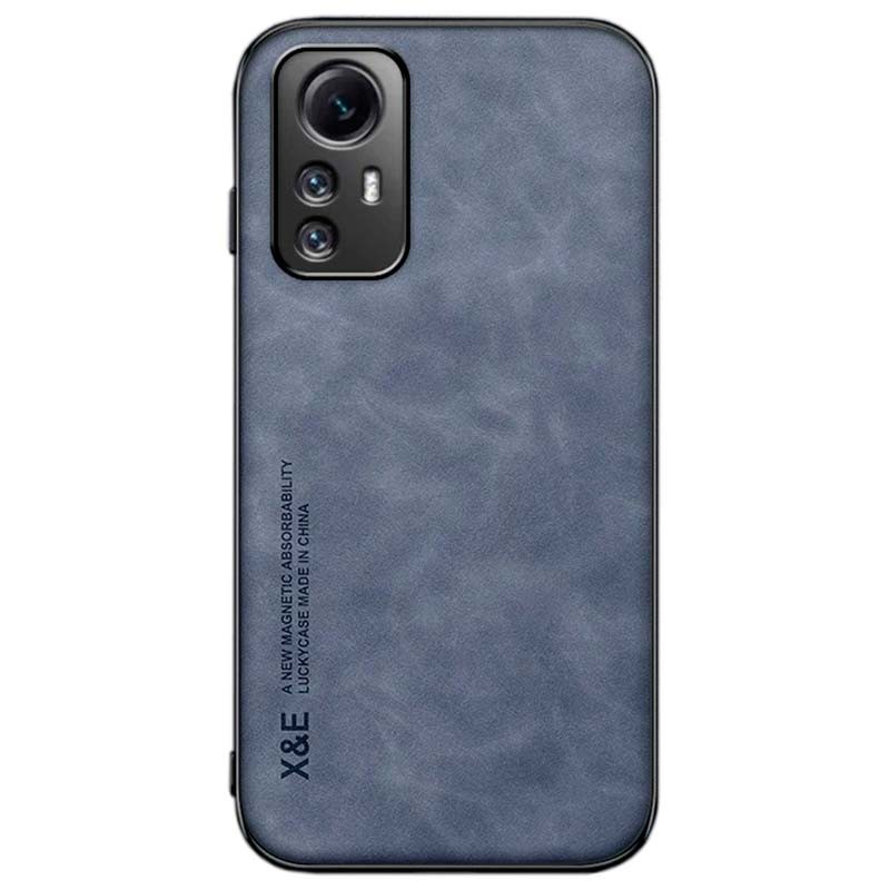Capa azul de couro PU para Xiaomi Redmi Note 12S - Item