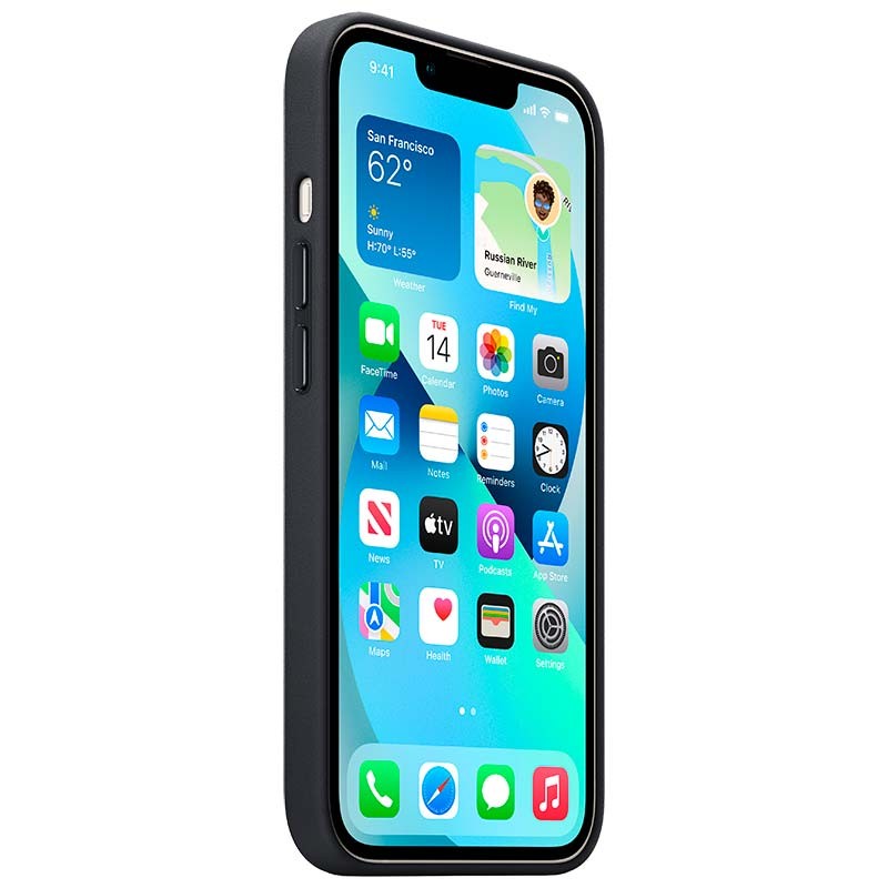 Funda de piel con MagSafe para el iPhone 13 Medianoche - Ítem2
