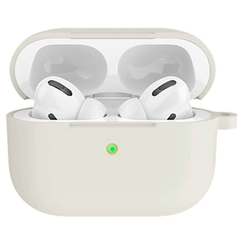 Funda de silicona con Mosquetón para Apple AirPods 3ª Gen Blanco - Ítem1