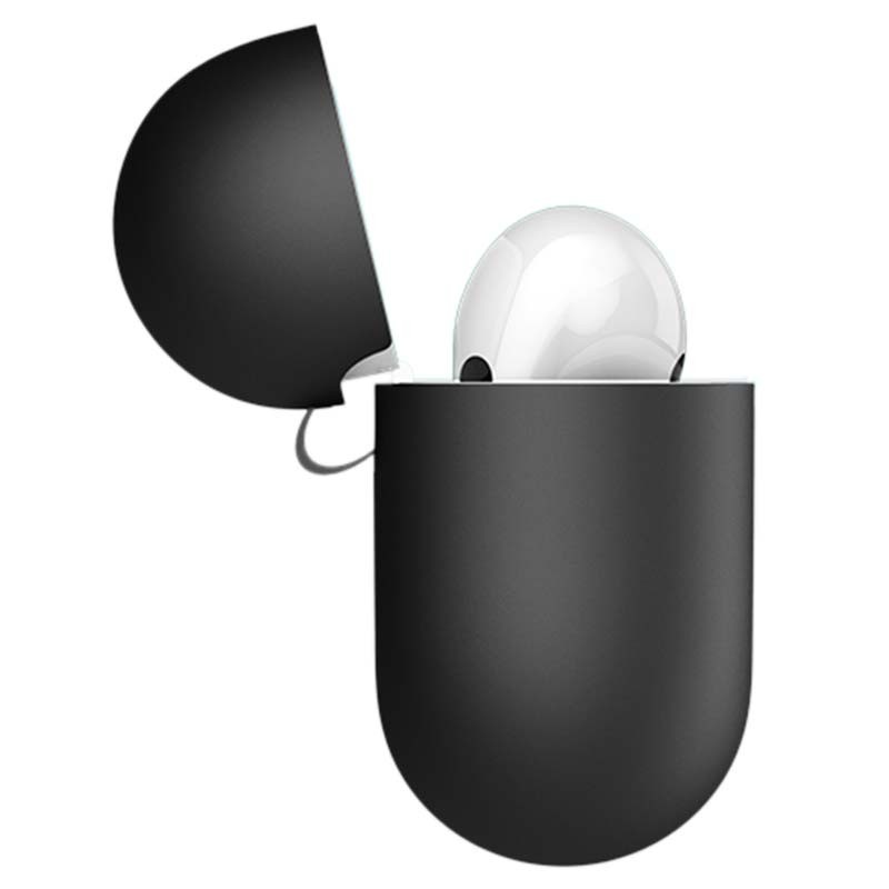 Capa de silicone com Mosquetão para Apple AirPods 3ª Gen Preto - Item2