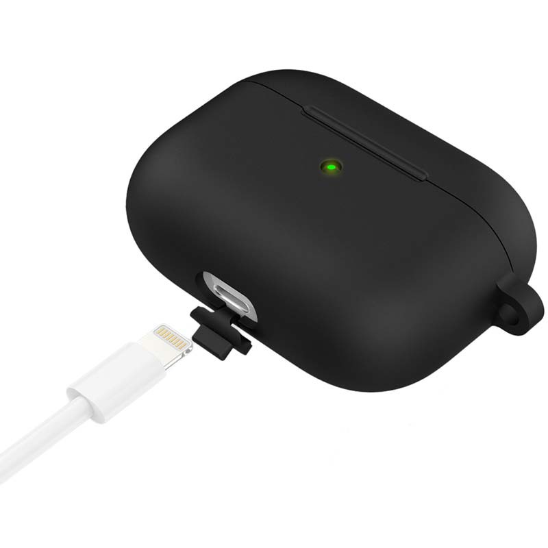 Housse en Silicone avec Mousqueton pour Apple AirPods 3ª Gen Noir - Ítem3