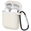 Beige silicone protection case for Apple Airpods V2 - Item
