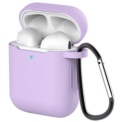 Purple silicone protection case for Apple Airpods V2 - Item