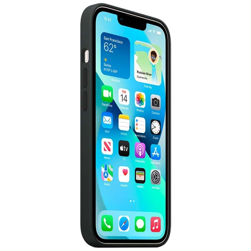 Funda de silicona con MagSafe para el iPhone 13 Medianoche - Ítem2