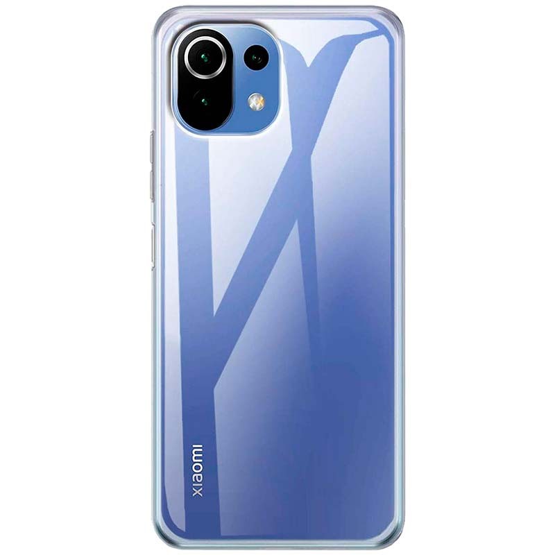 Funda Xiaomi Mi 11 Lite Transparente con Anilla y Cubre Cámara 5 Colores