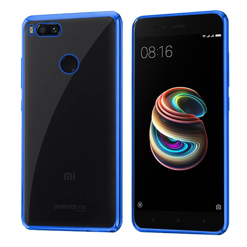 Funda de silicona con borde metalizado de Cool para Xiaomi Mi A1