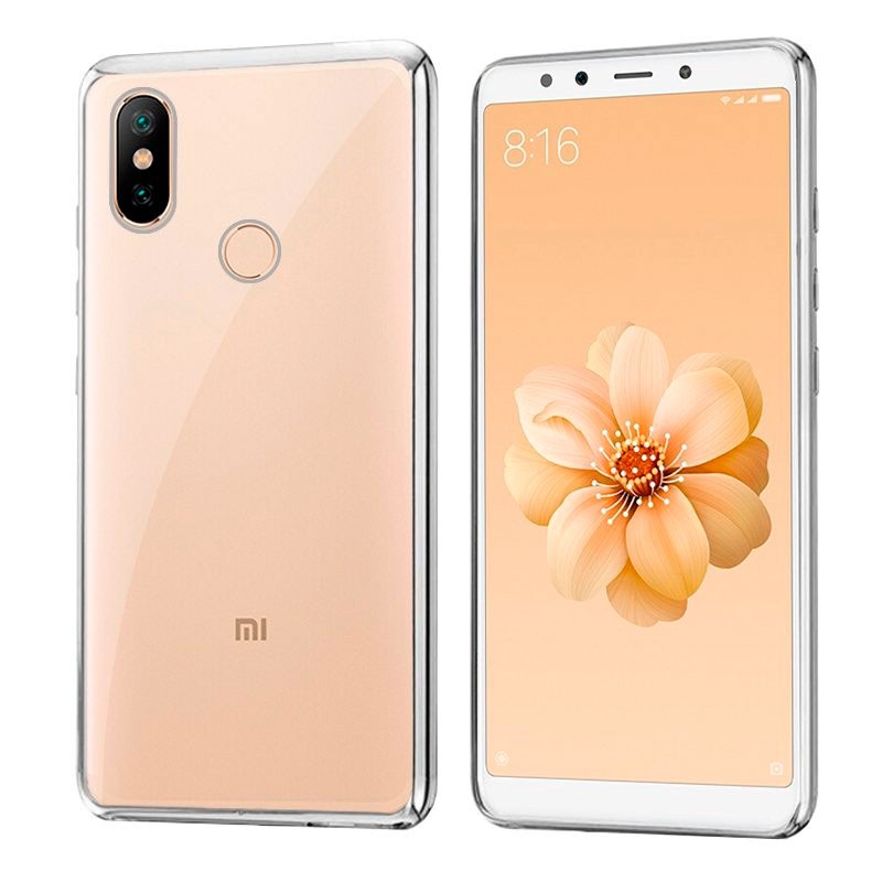 Capa de silicone com borda metálica de Cool para Xiaomi Mi A2