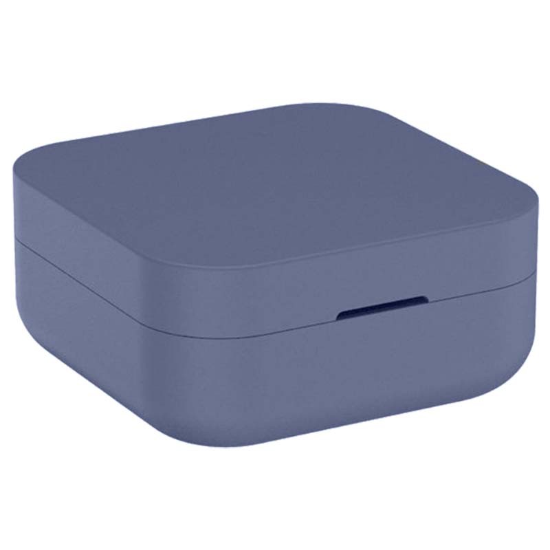 Capa de silicone com Mosquetão para Xiaomi Mi True Wireless 2 Basic Azul Escuro - Item1