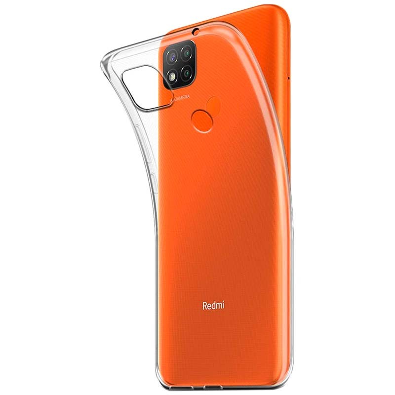 Funda transparente para Redmi 9C NFC, cubierta trasera de oso encantador,  protección transparente mate, Funda de silicona suave para Xiaomi Redmi 9C