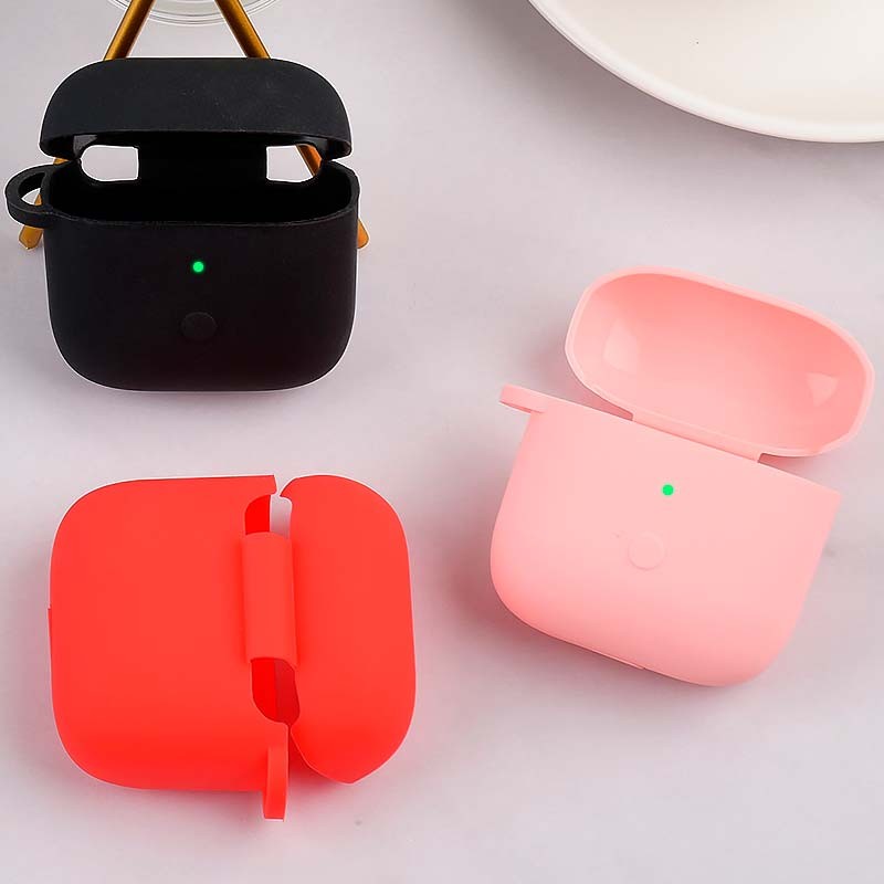 Funda de silicona con Mosquetón para Xiaomi Redmi Buds 3 Negro - Ítem2