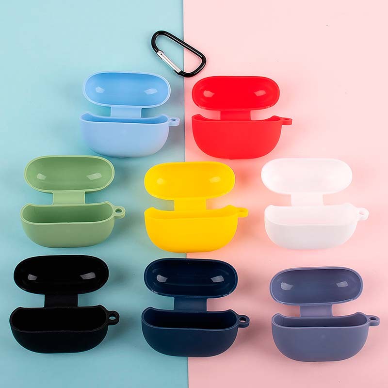 Housse en Silicone avec Mousqueton pour Xiaomi Redmi Buds 3 Lite Noir - Ítem2