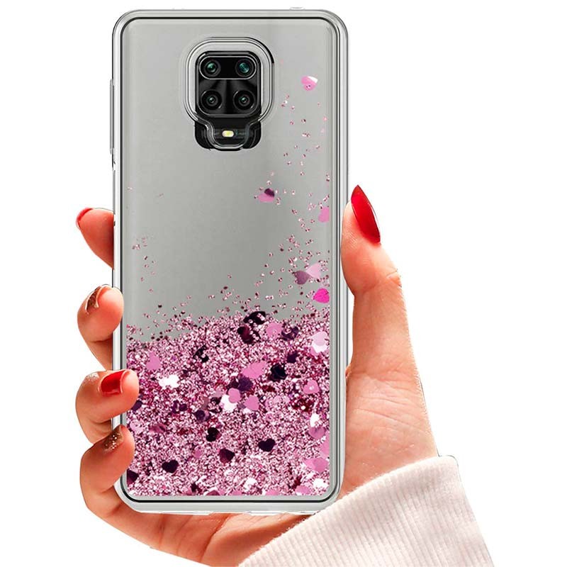 Funda de silicona Xiaomi Redmi Note 9 Purpurina - Ítem3