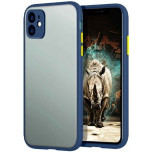 Blue+Yellow Dual Matte Case for iPhone 11