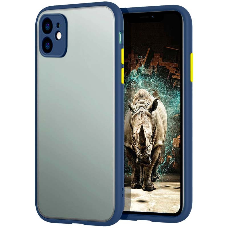 Funda Dual Mate iPhone SE 2022 / SE 2020 / iPhone 8 / iPhone 7 Azul+Amarillo - Ítem