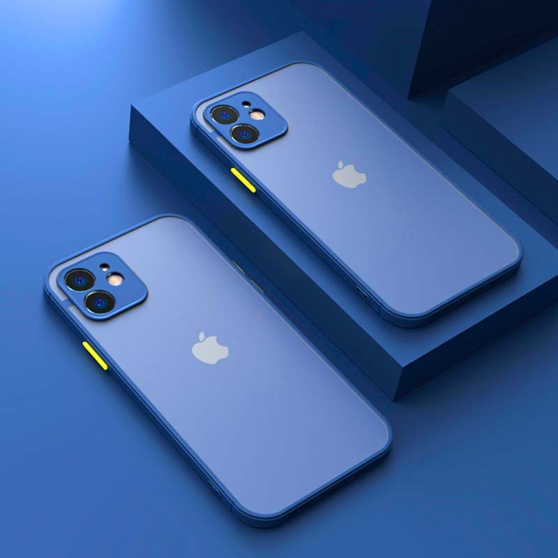Funda Dual Mate iPhone 12 Mini Azul+Amarillo - Ítem2