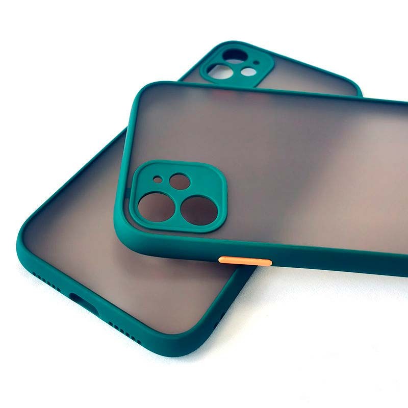 Funda Dual Mate iPhone 11 Verde+Naranja - Ítem1