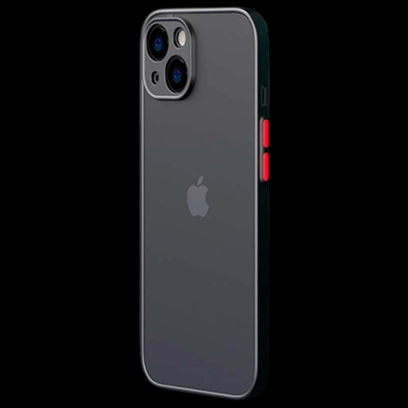 Funda Dual Mate iPhone 13 Negro+Rojo