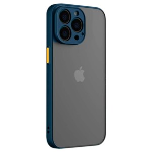 Capa Dual Mate Azul+Amarelo para iPhone 13 Pro