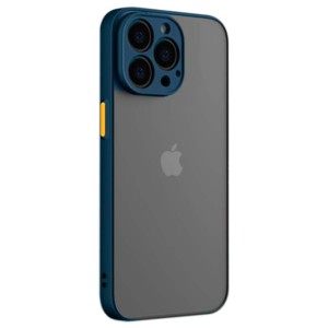 Coque Dual Matte iPhone 13 Pro Max Bleu+Jaune