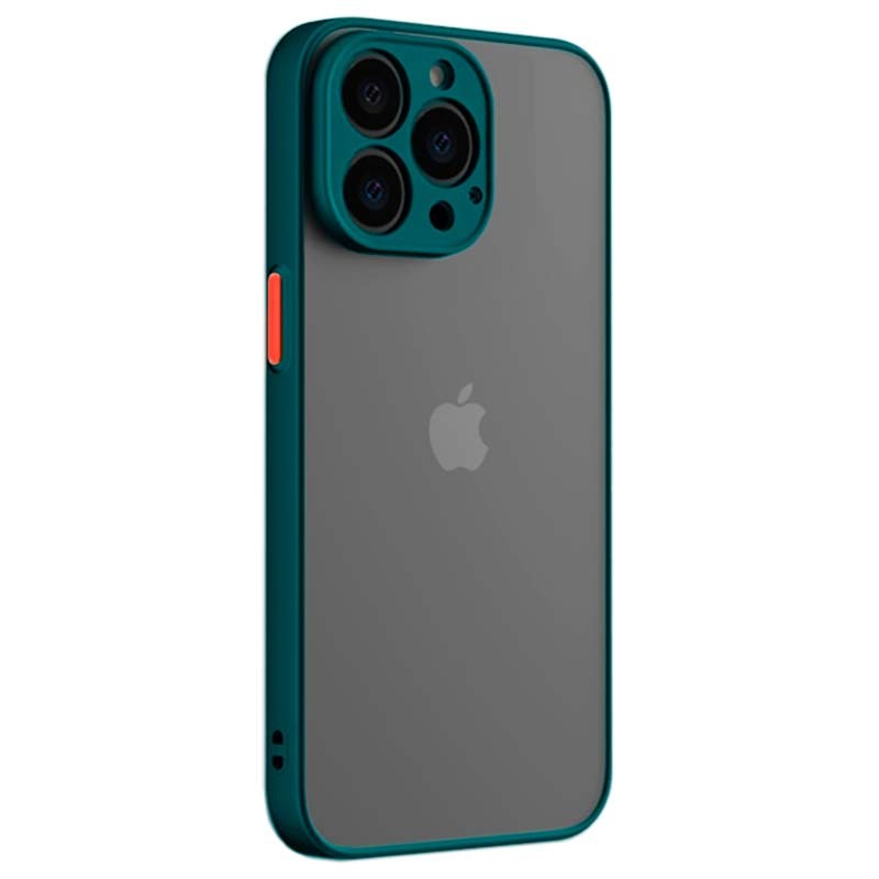 Funda Dual Mate iPhone 13 Pro Max Verde+Naranja - Ítem