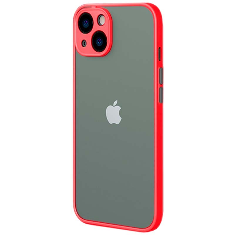 Coque Dual Matte iPhone 13 Mini Rouge+Preto - Ítem