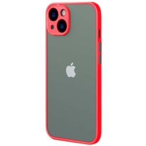 Capa Dual Mate Vermelho+Preto para iPhone 13 Mini