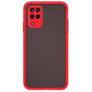 Capa Dual Mate Samsung Galaxy A12 A125 / A12 A127 / M12 Vermelho+Preto