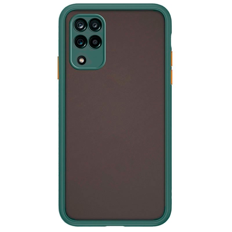 Capa Dual Mate Samsung Galaxy A12 A125 / A12 A127 / M12 Verde+Laranja - Item