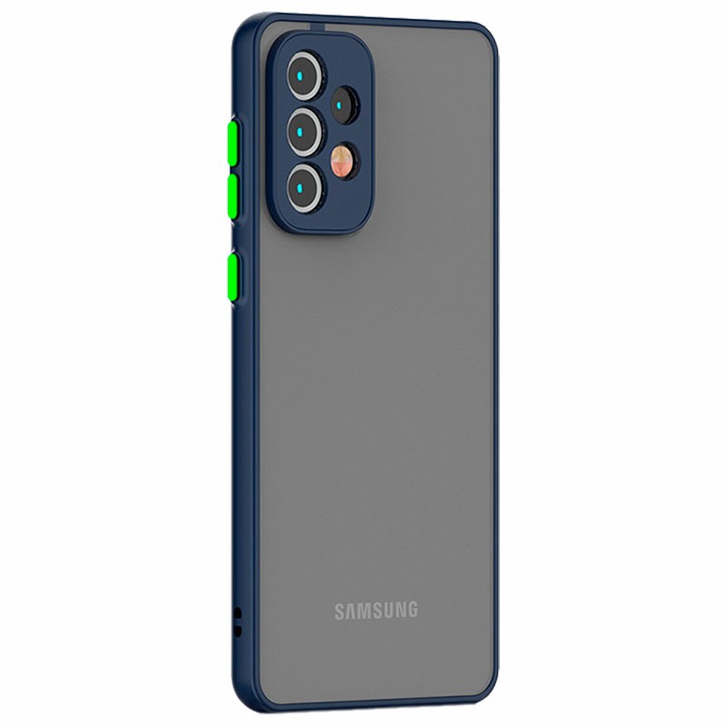 Coque Dual Matte Samsung Galaxy A13 A135 Bleu+Jaune - Ítem