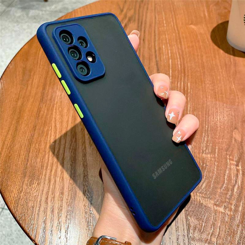 Coque Dual Matte Samsung Galaxy A13 A135 Bleu+Jaune - Ítem1
