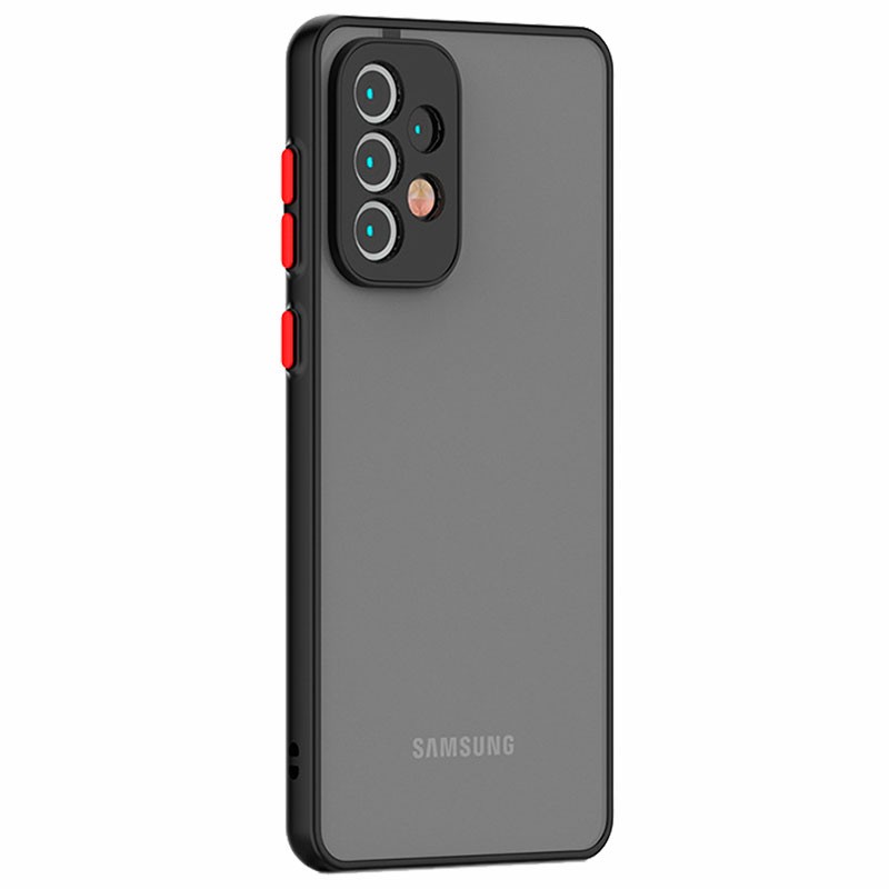 Coque Dual Matte Samsung Galaxy A13 A135 Noir+Rouge - Ítem