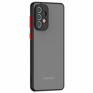 Coque Dual Matte Noir+Rouge pour Samsung Galaxy A13 A135