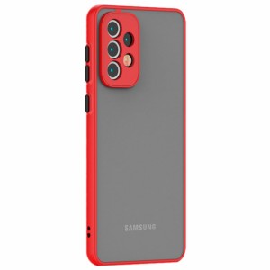 Capa Dual Mate Samsung Galaxy A13 A135 Vermelho+Preto