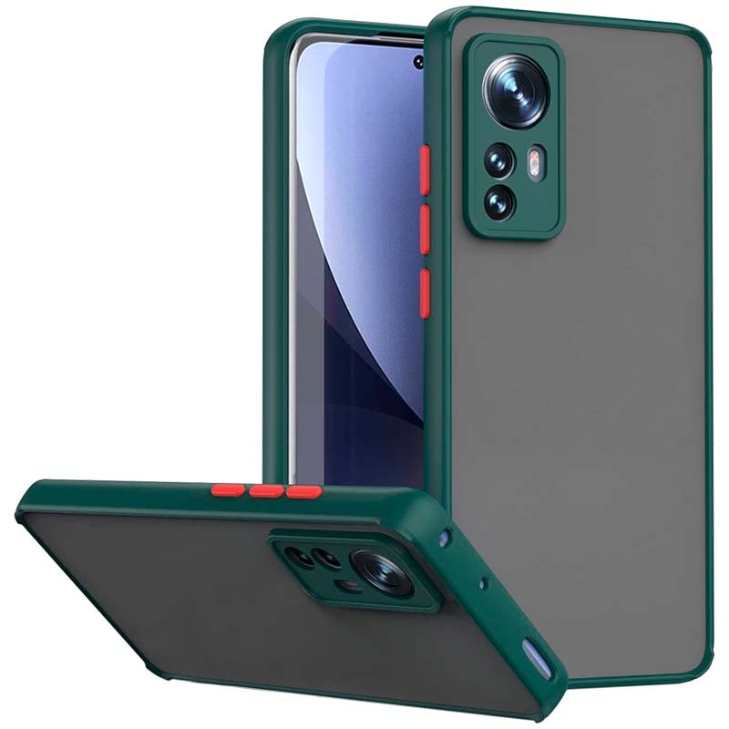 Funda Dual Mate Xiaomi 12 Lite Verde+Naranja - Ítem