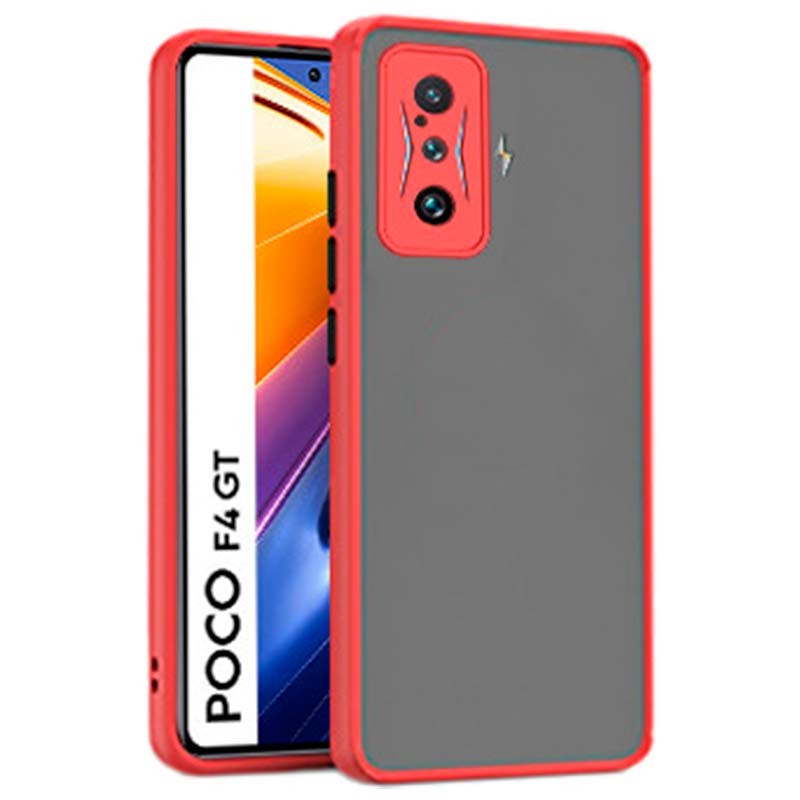 Coque Dual Matte Xiaomi Poco F4 GT Rouge+Preto - Ítem