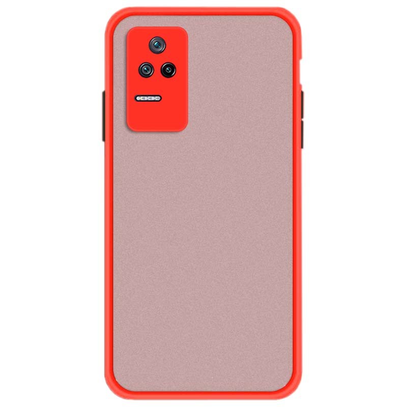 Coque Dual Matte Xiaomi Poco F4 Rouge+Preto - Ítem