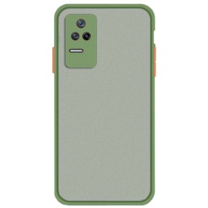Capa Dual Mate Verde Claro+Laranja para Xiaomi Poco F4