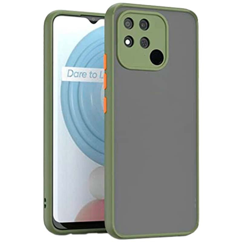 Funda Dual Mate Xiaomi Redmi 10A Verde Claro+Naranja - Ítem
