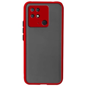 Capa Dual Mate Xiaomi Redmi 10C / Poco C40 Vermelho+Preto