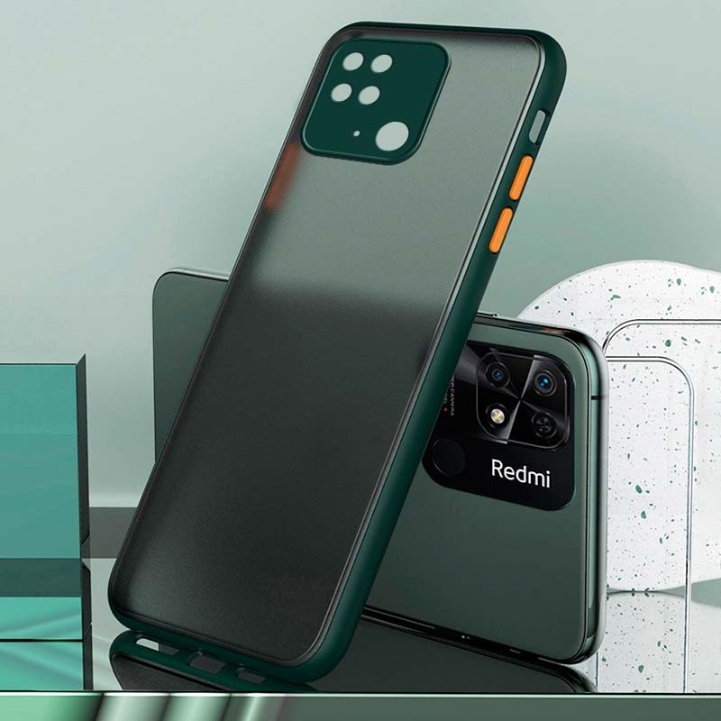 Capa Dual Mate Verde+Laranja para Xiaomi Redmi 10A - Item4